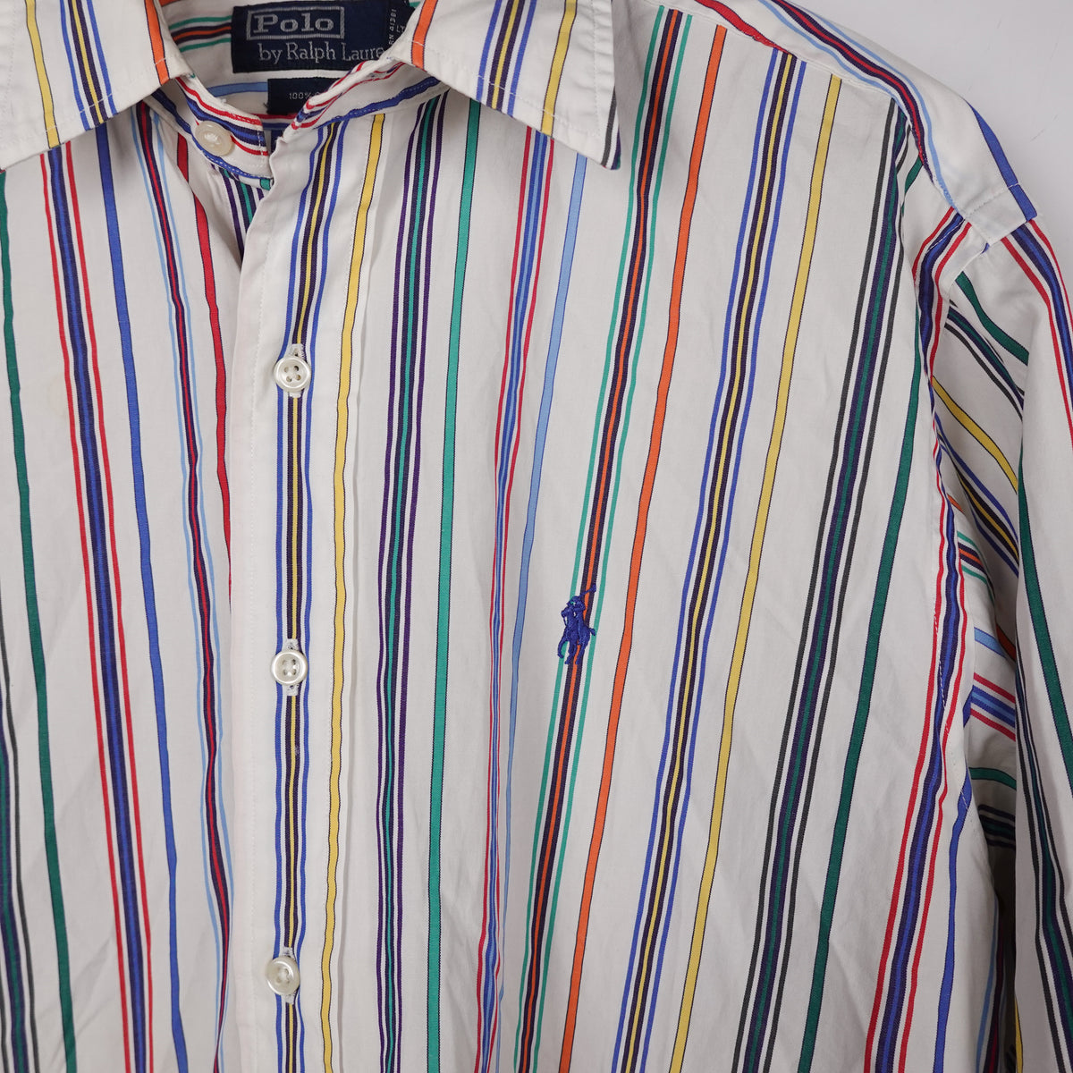 Polo RL Striped button Up - Size L