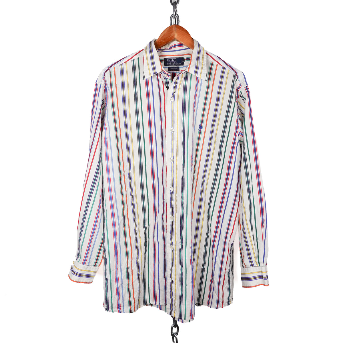 Polo RL Striped button Up - Size L