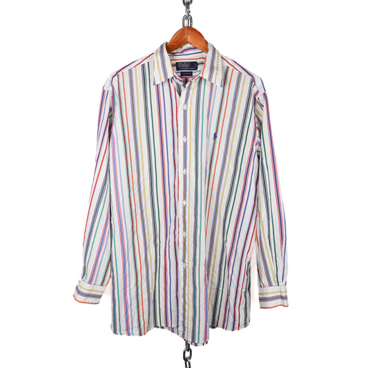 Polo RL Striped button Up - Size L