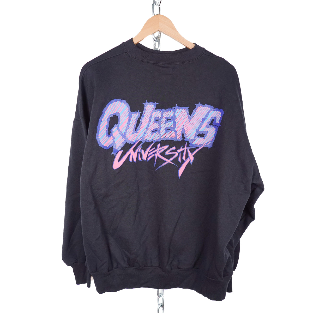 Vintage Queens University Crewneck - Size L