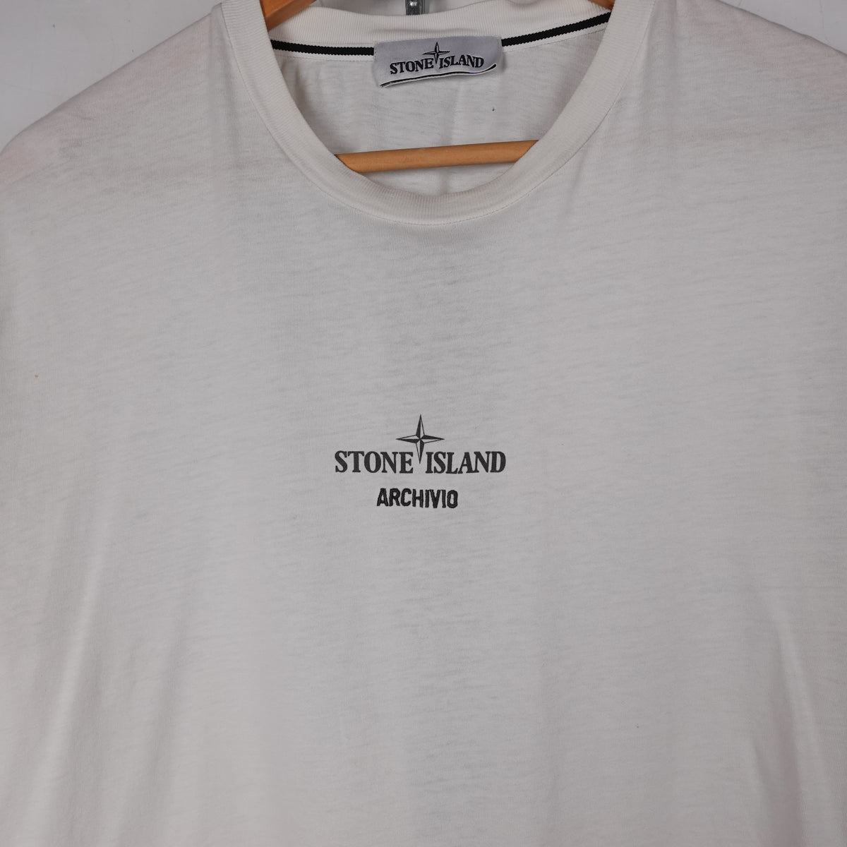 Stone Island Archivio White Tee - Size XL