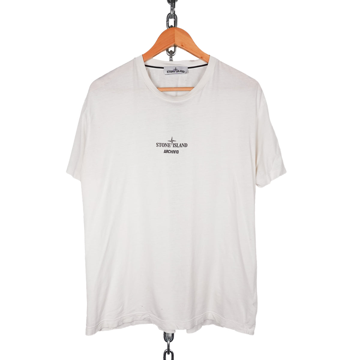Stone Island Archivio White Tee - Size XL