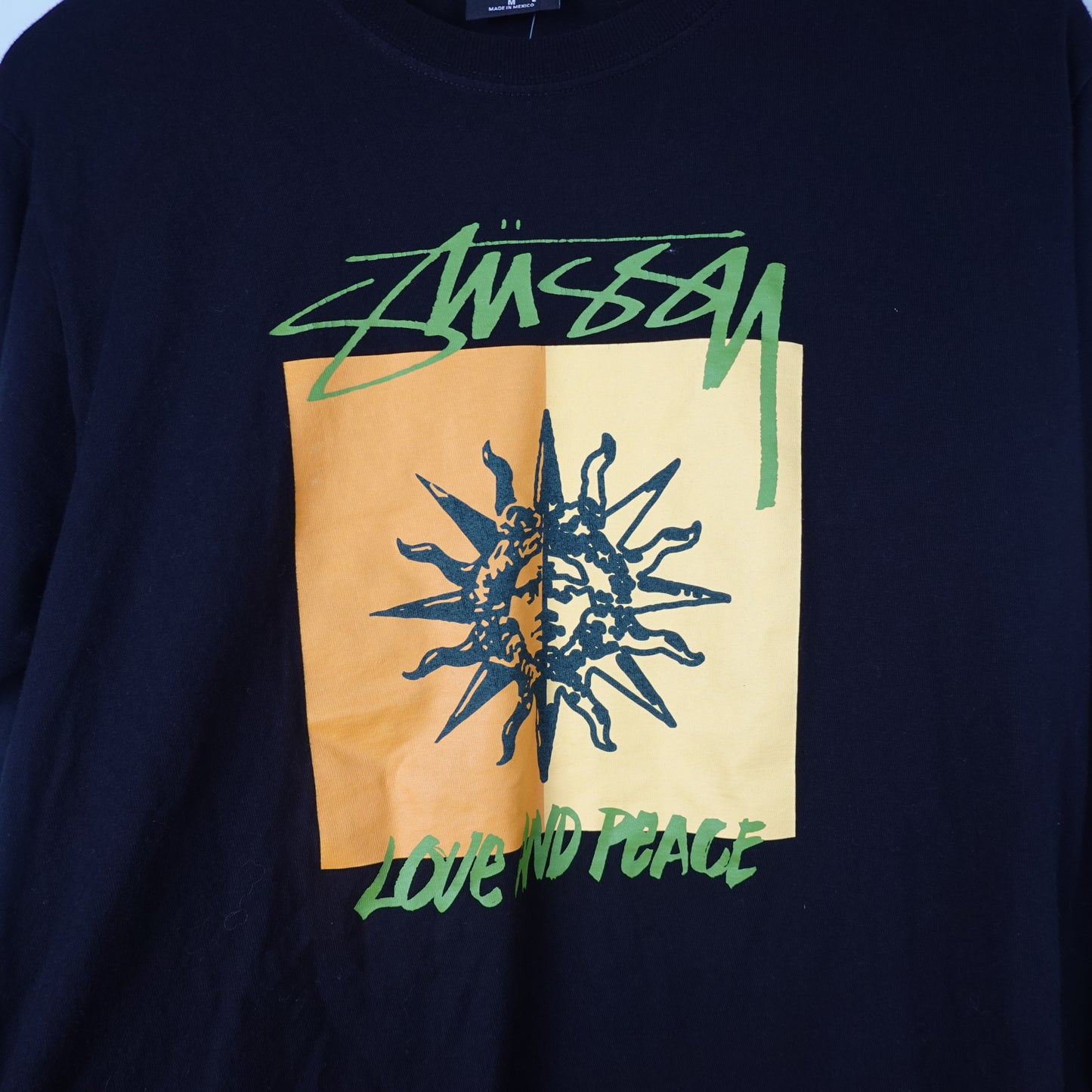 Stussy Love And Peace LS Tee - Size M