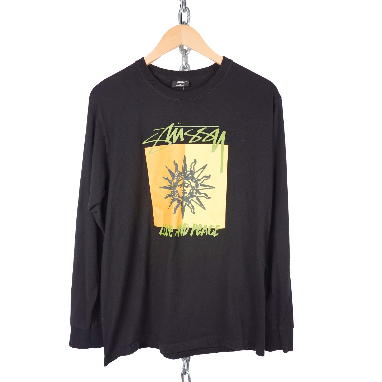 Stussy Love And Peace LS Tee - Size M