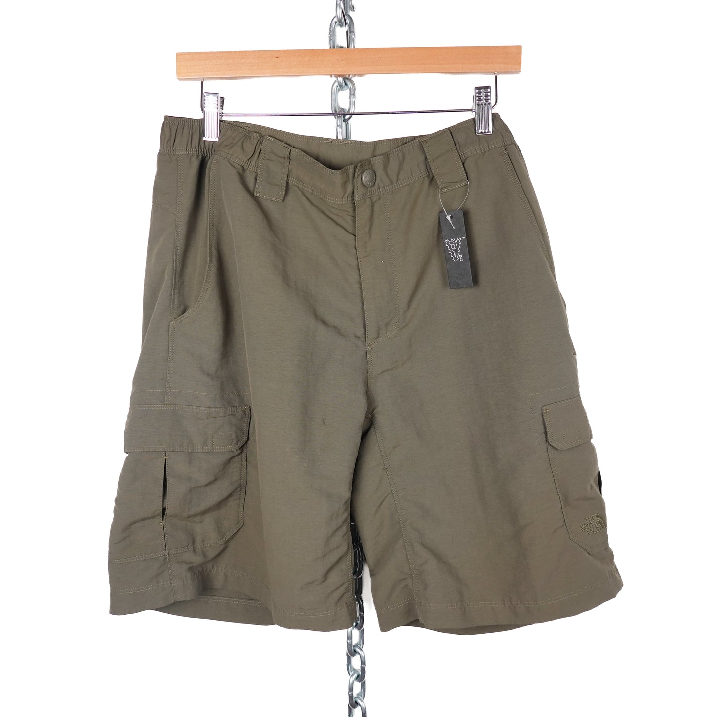 The North Face Green Cargo Shorts - Size 32
