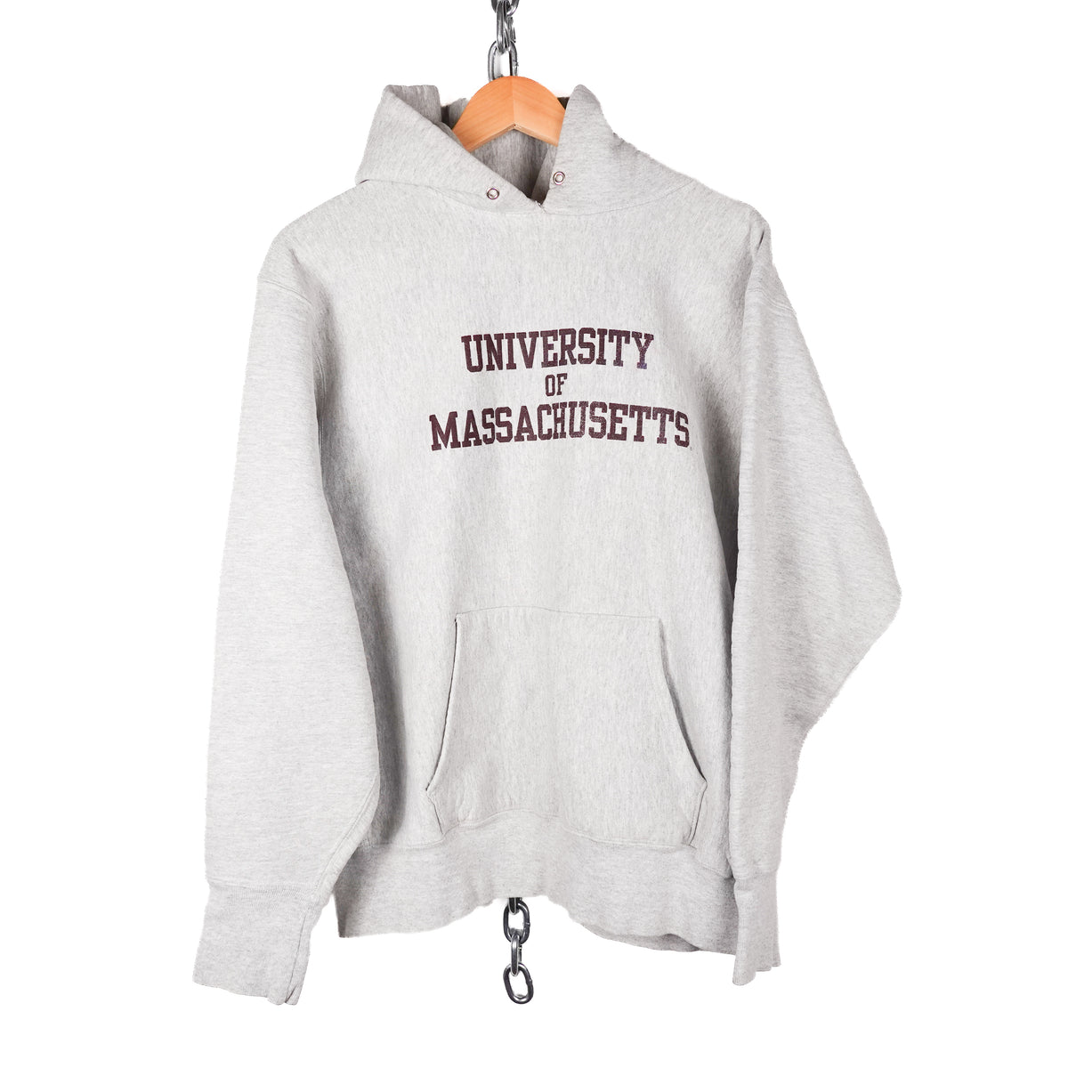 Vintage University Of Massachusetts Hoodie - Size XL