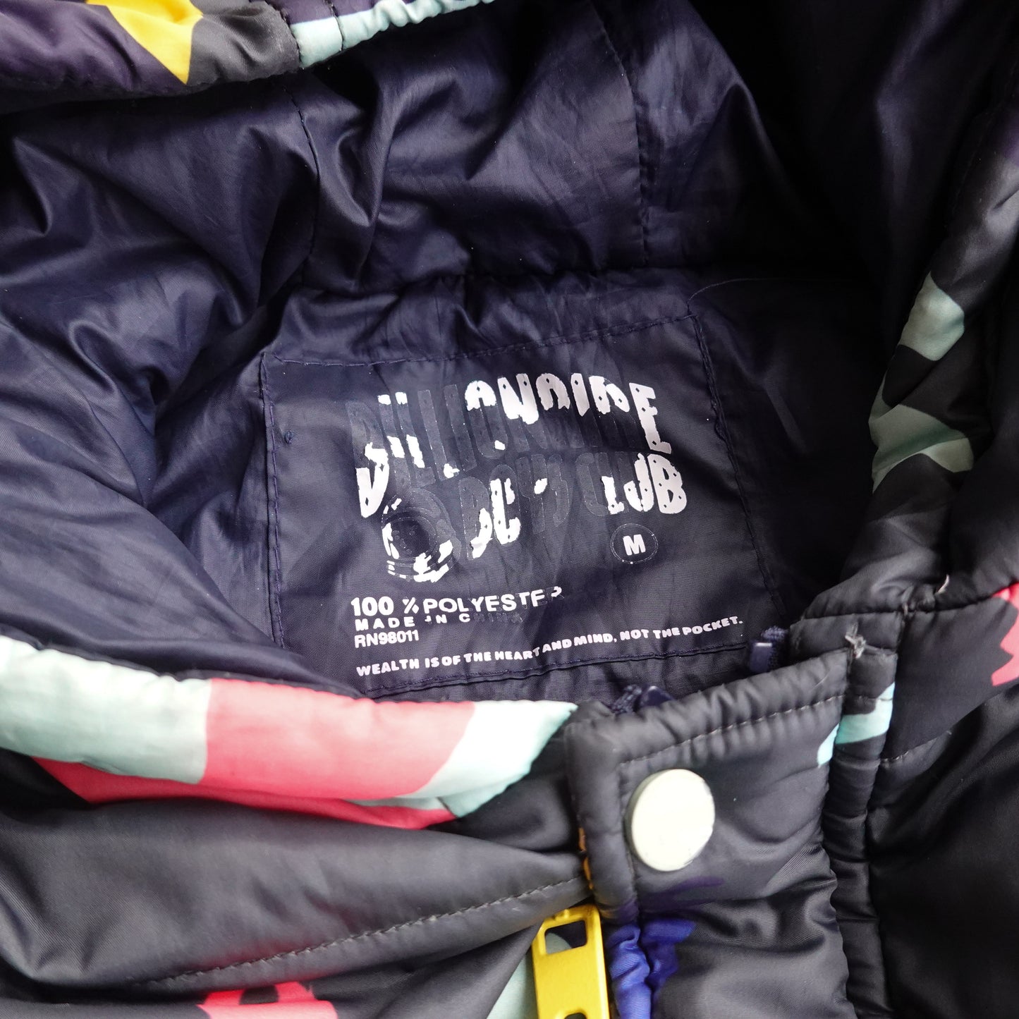 BBC Multi Color Puffer jacket - Size M