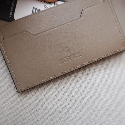 Rolex Bi-Fold Wallet Beige