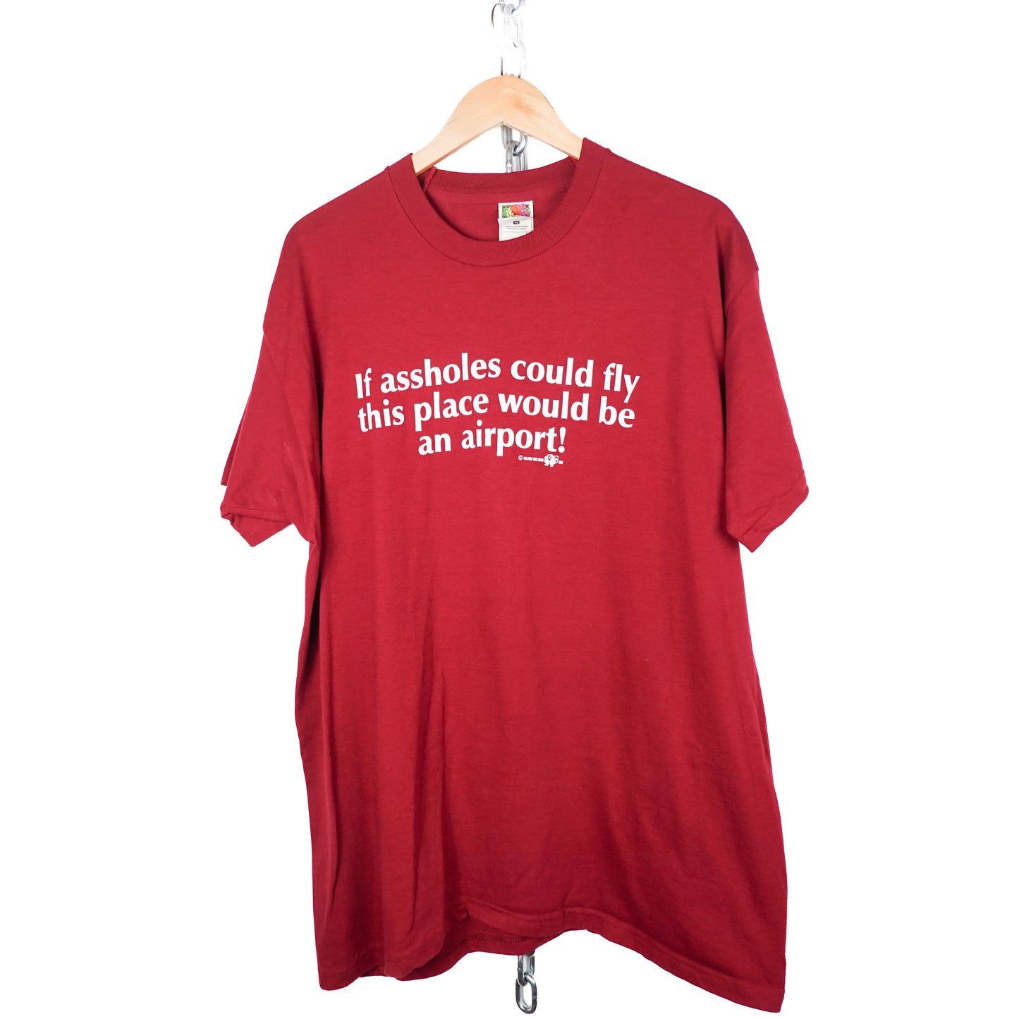 1990s Airport Joke Tee - Size XL