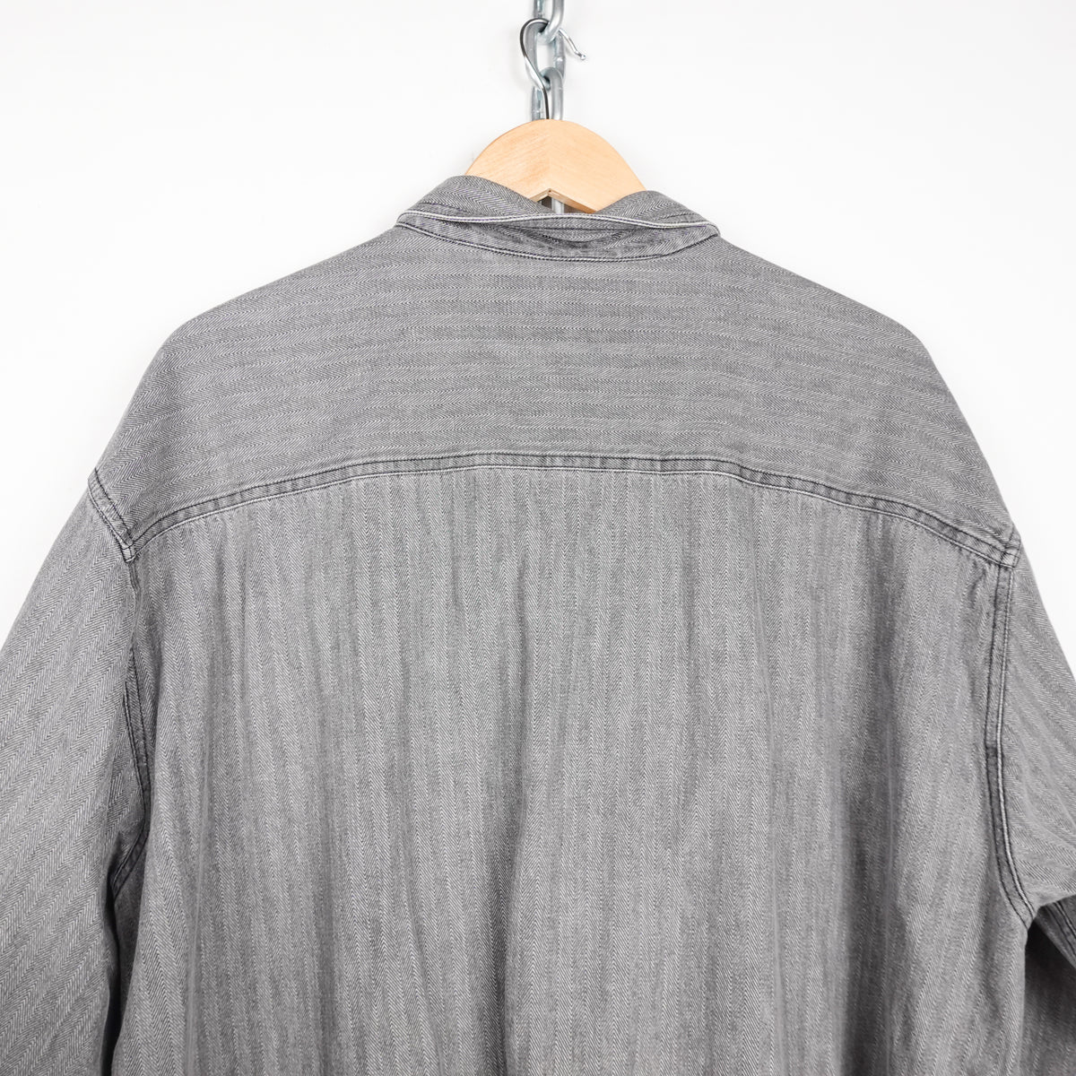 Vintage Levi's Grey Heavy Button Up - Size XL