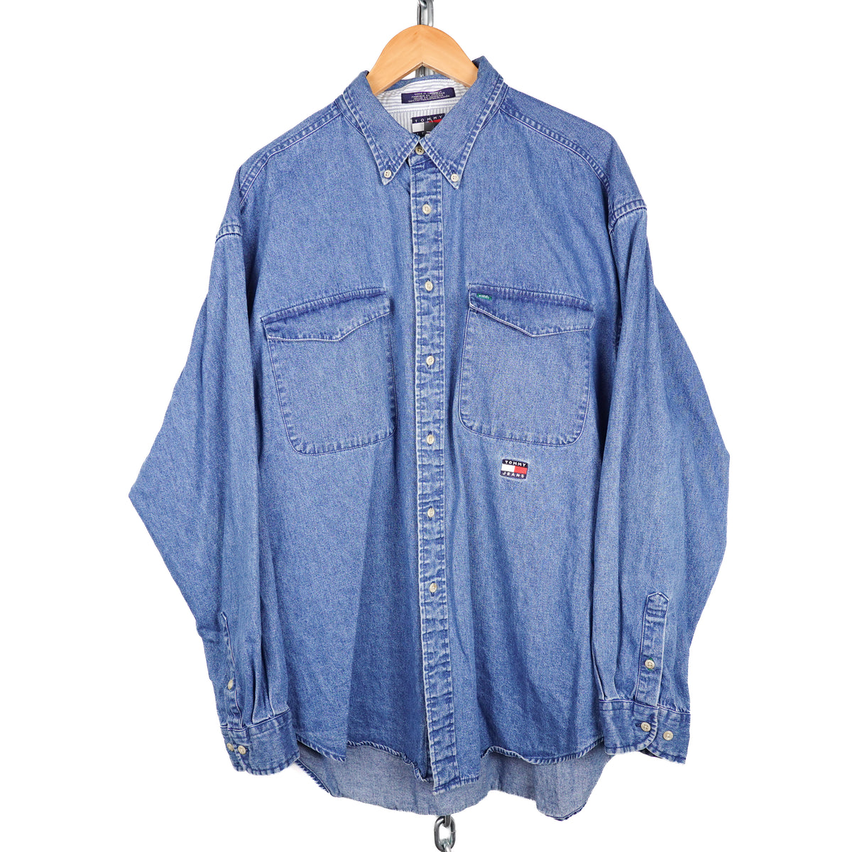 Vintage Tommy Hilfiger Denim Button Up - Size XL