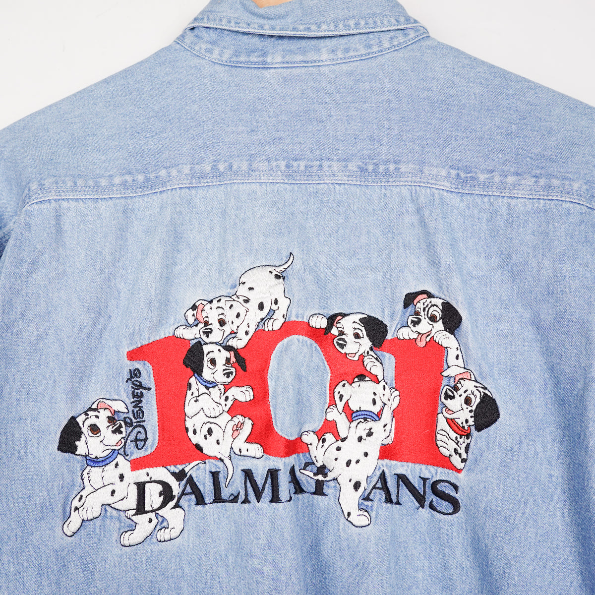 Vintage Disney 101 Dalmatians Denim Button Up - Size L