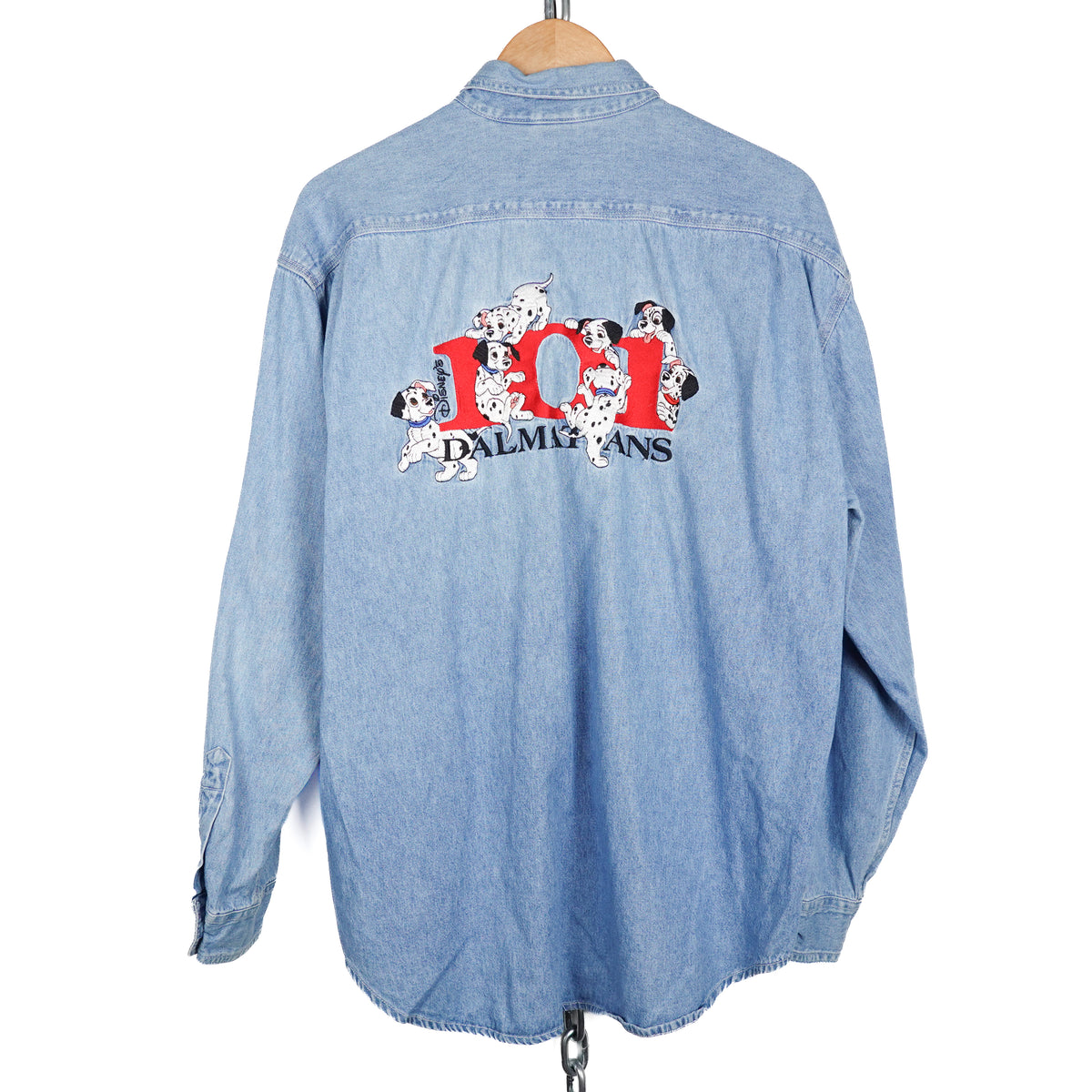 Vintage Disney 101 Dalmatians Denim Button Up - Size L