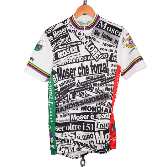 Vintage Francesco Moser Honoring Cyclist Jersey - Size L