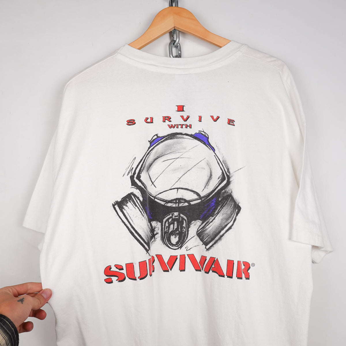 1990s Survival Safety Tee - Size XXL