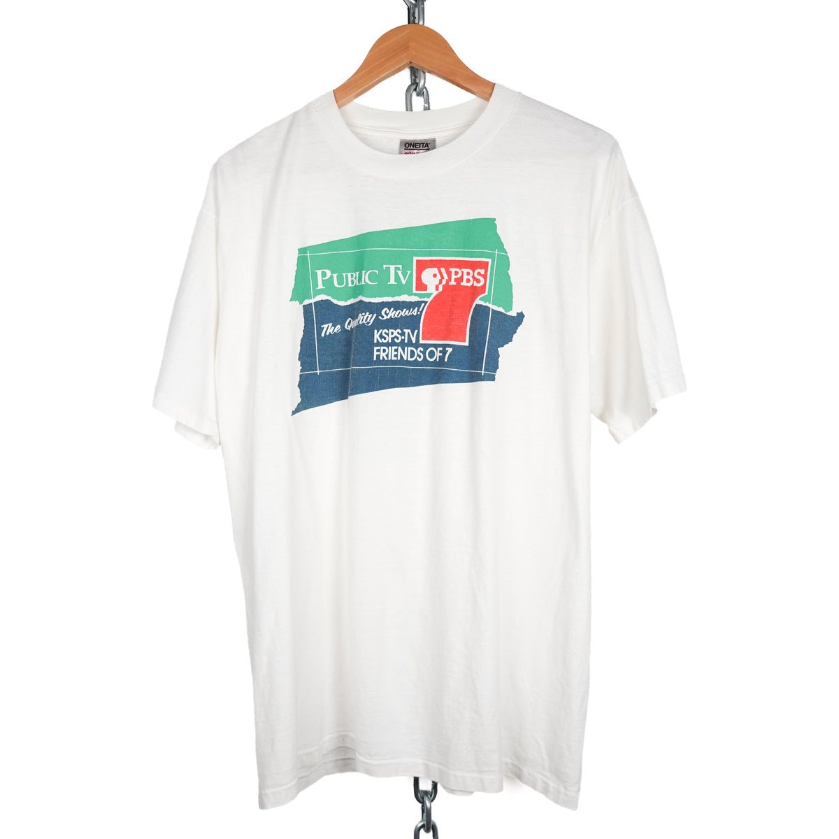1990s PBS Public TV Tee - Size XL