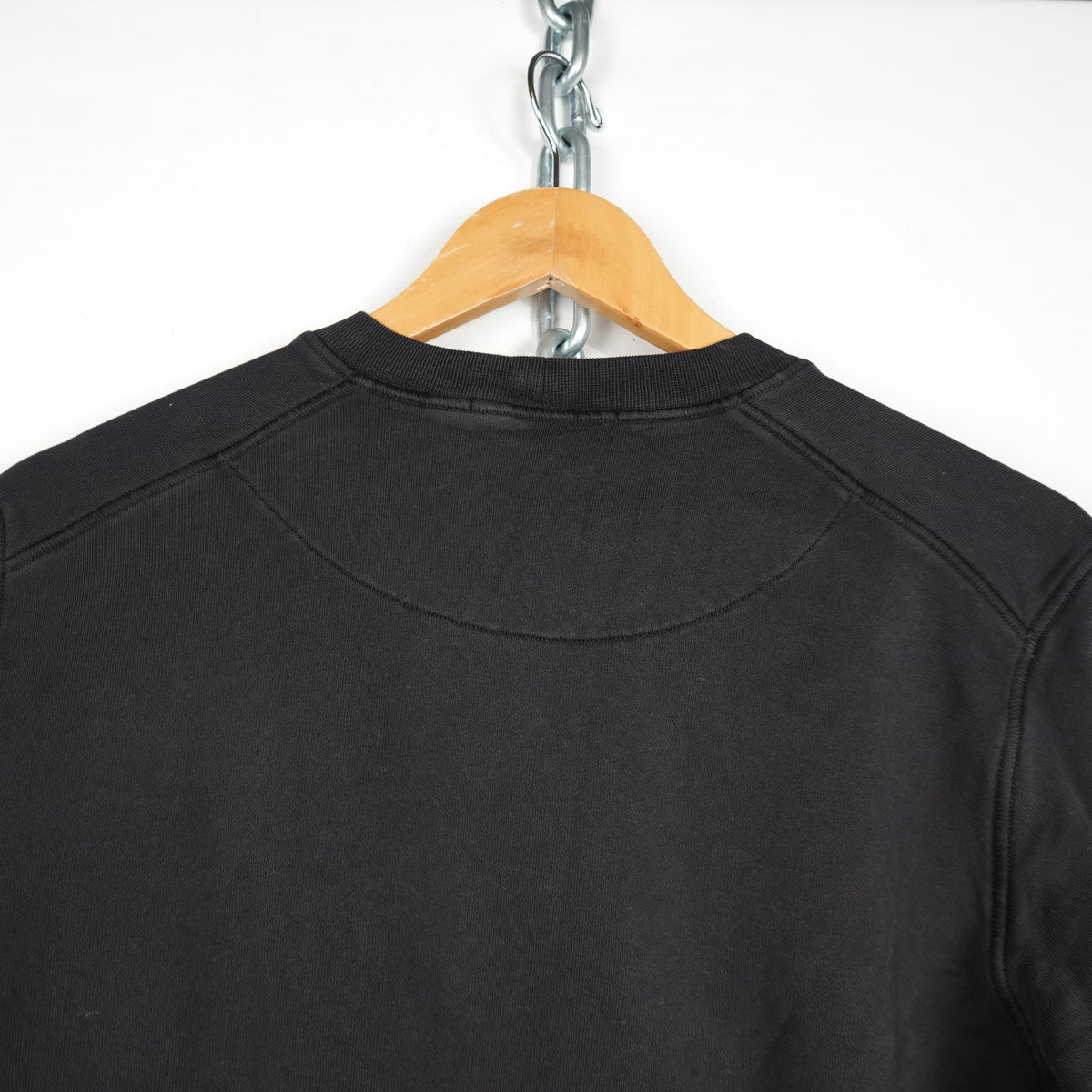 Stone Island Black Crewneck - Size S