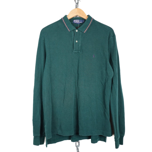 Polo RL Green L/S Shirt - Size L