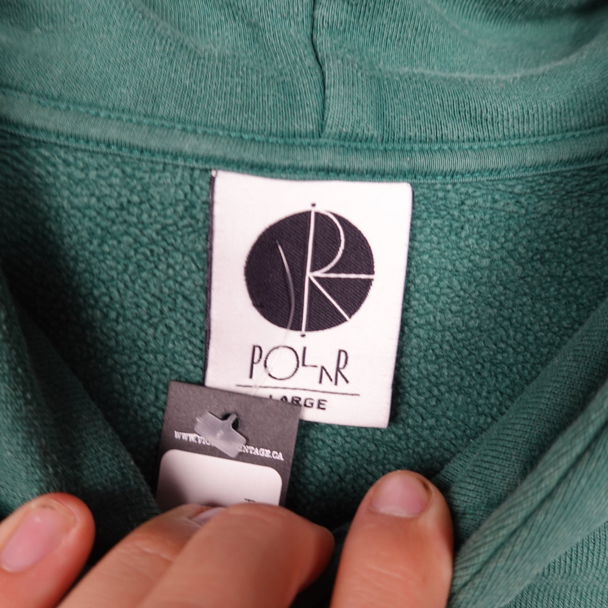 Polar Green Hoodie - Size L