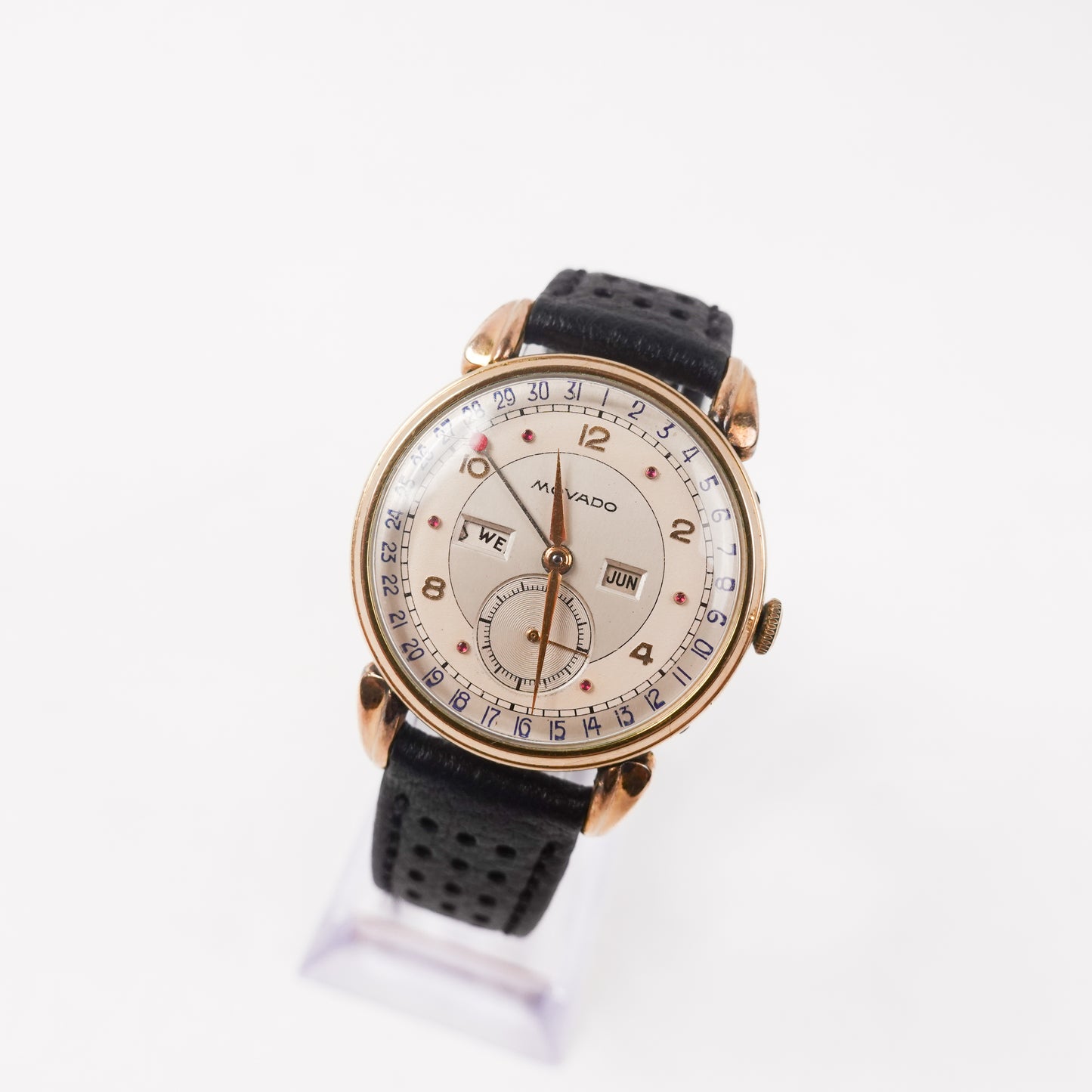 1940s Movado Triple Calendar Watch