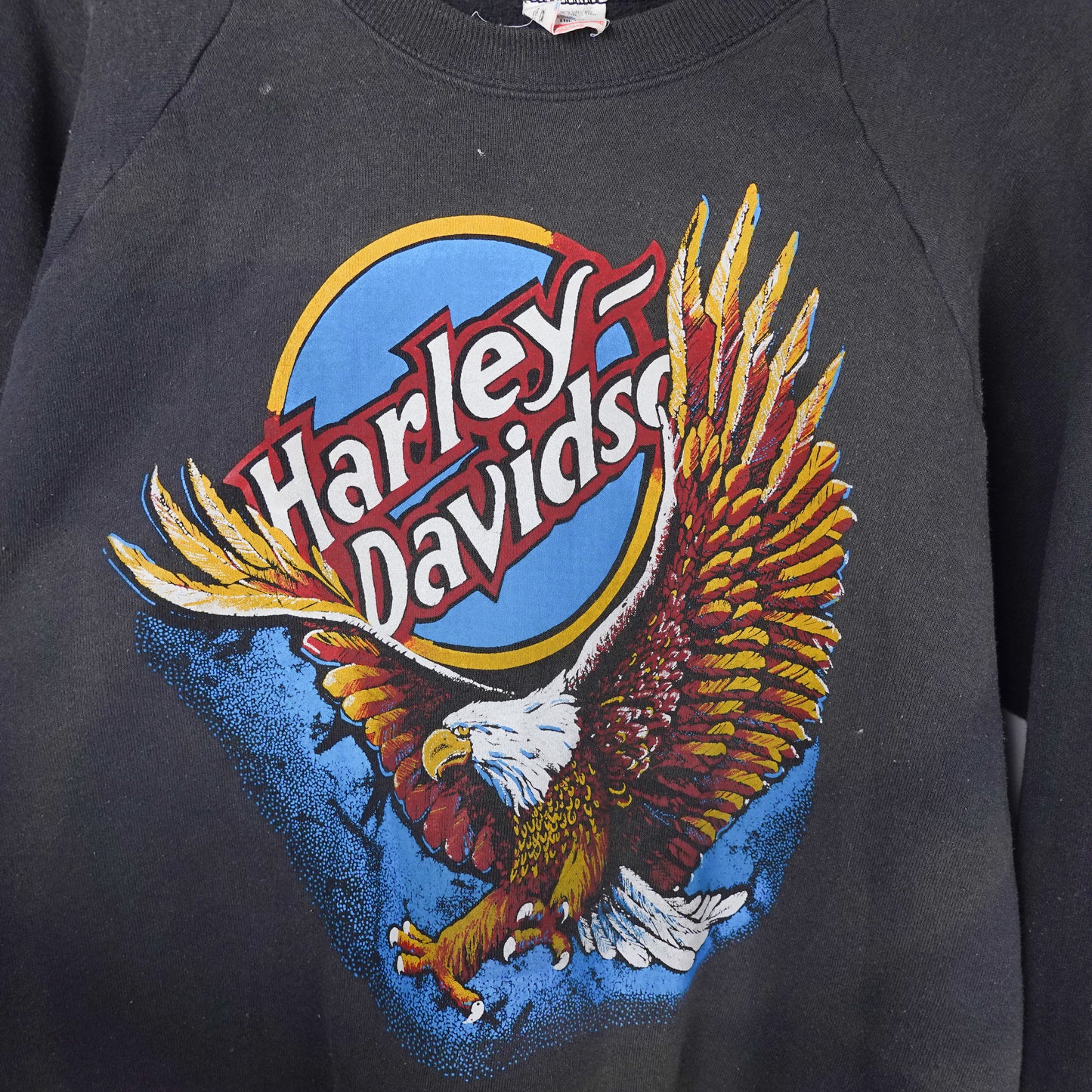 1980s Bootleg Harley Davidson Crewneck - Size XL