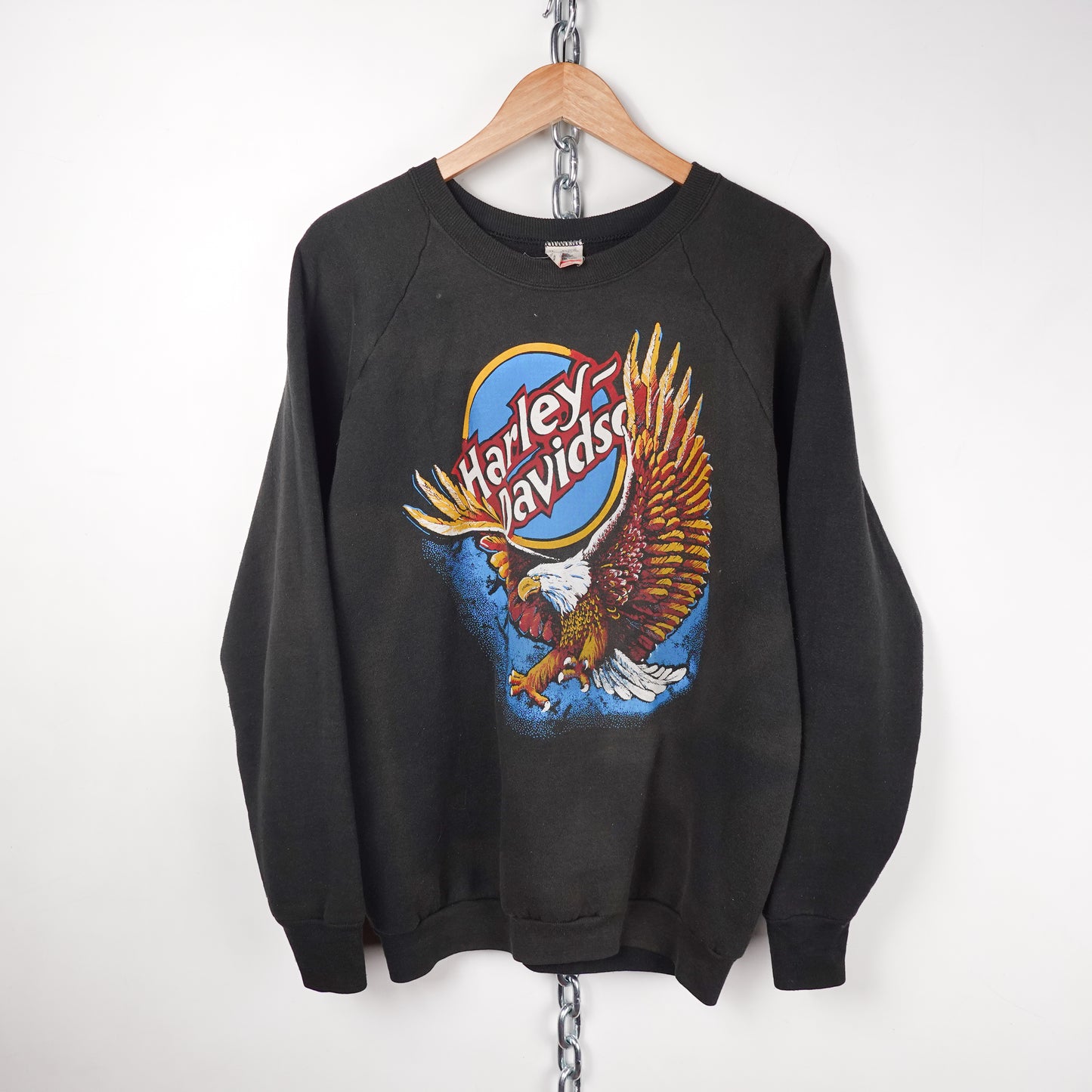 1980s Bootleg Harley Davidson Crewneck - Size XL