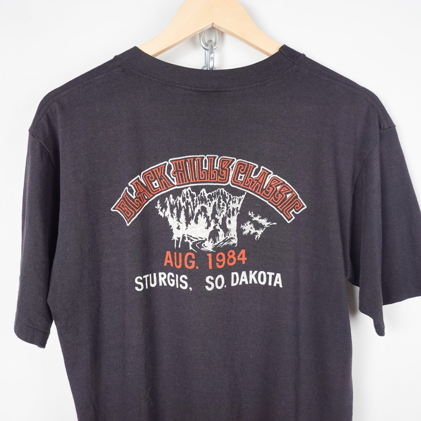 1984 Harley Davidson 3D Emblem Tee - Size L