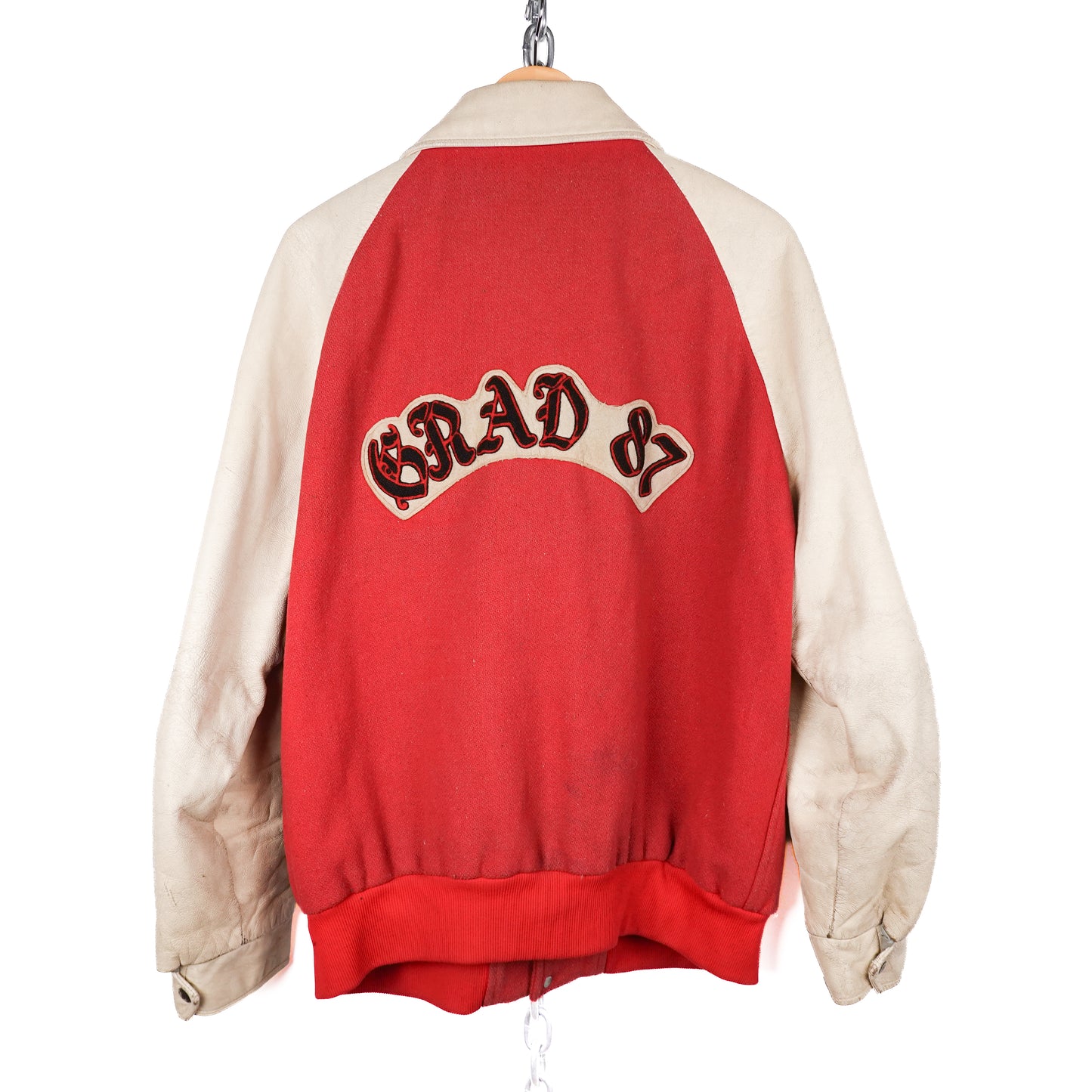 1987 School Skiing Letterman Jacket - Size XL