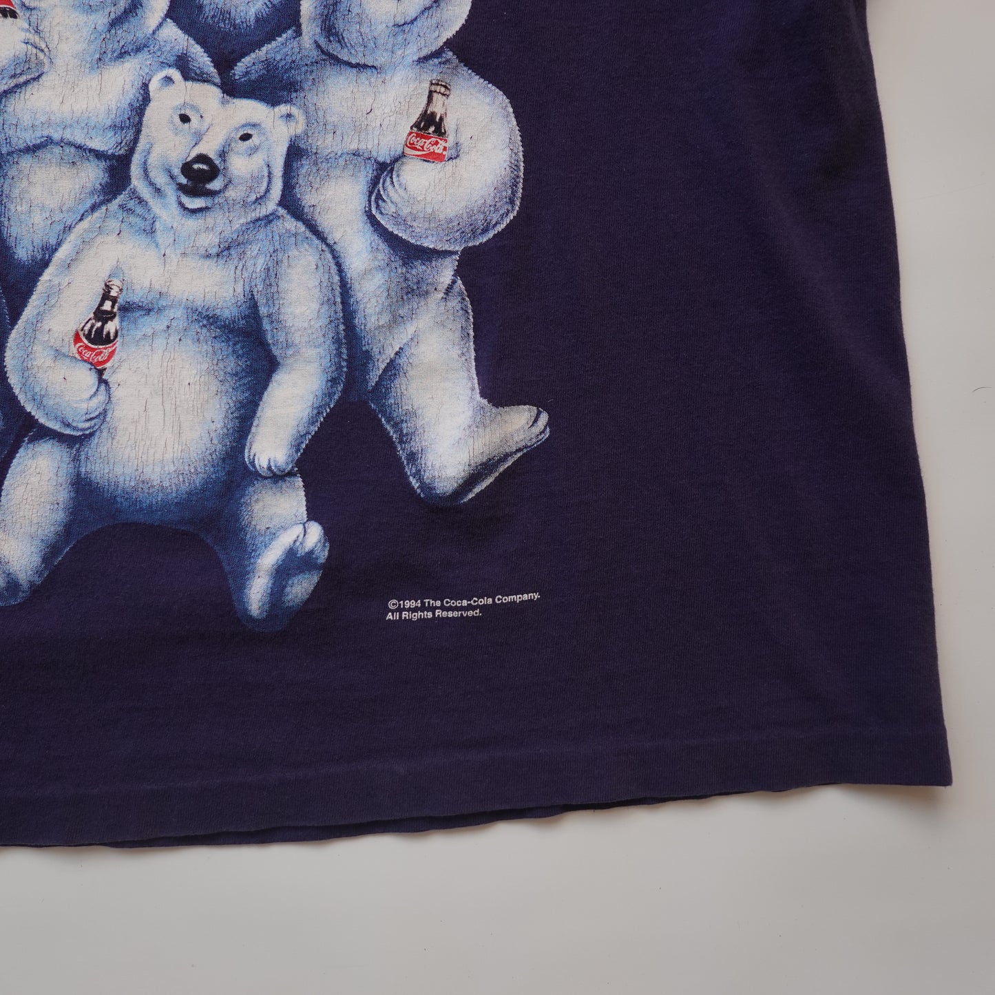 1994 Coca-Cola Polar Bear Tee - Size L
