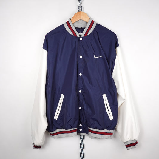 1990s Nike Varsity Windbreaker - Size XL