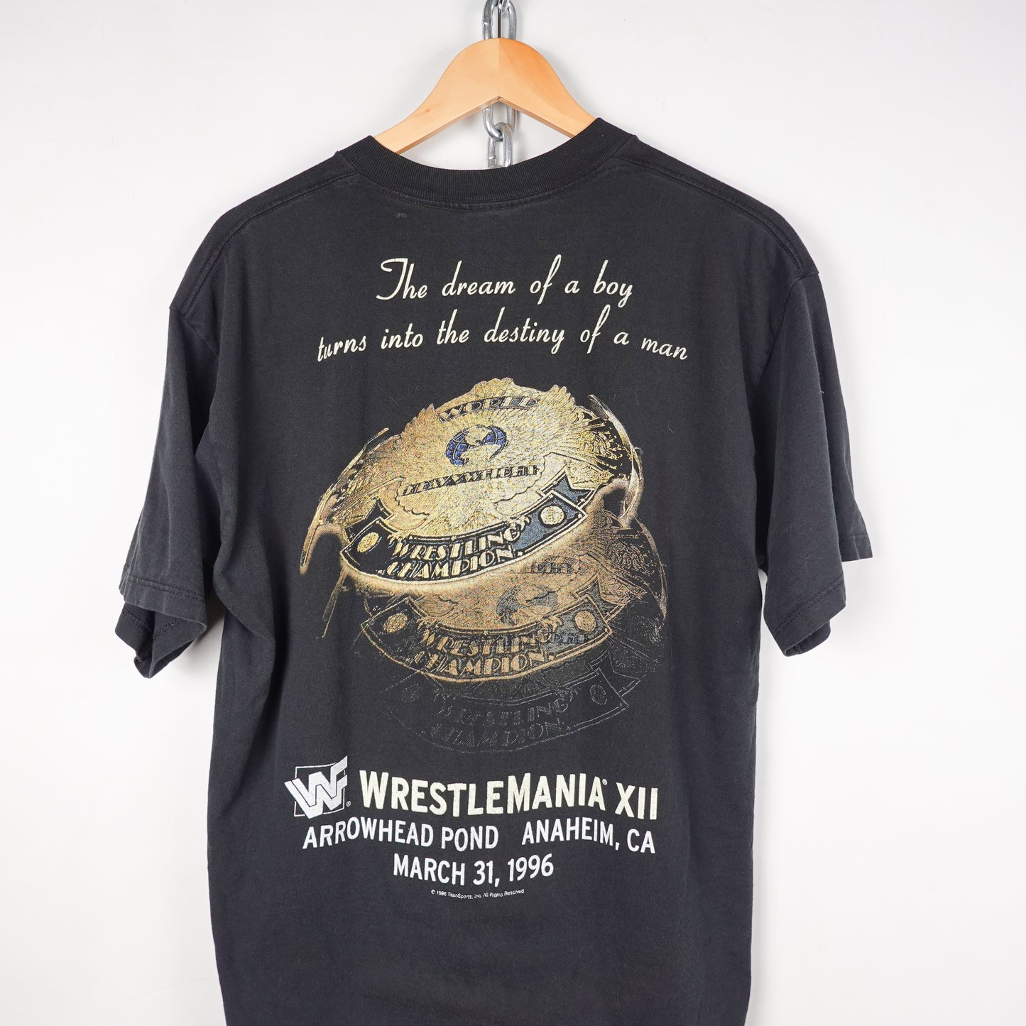 1996 Wrestlemania XII Sean Michaels Tee - Size XL