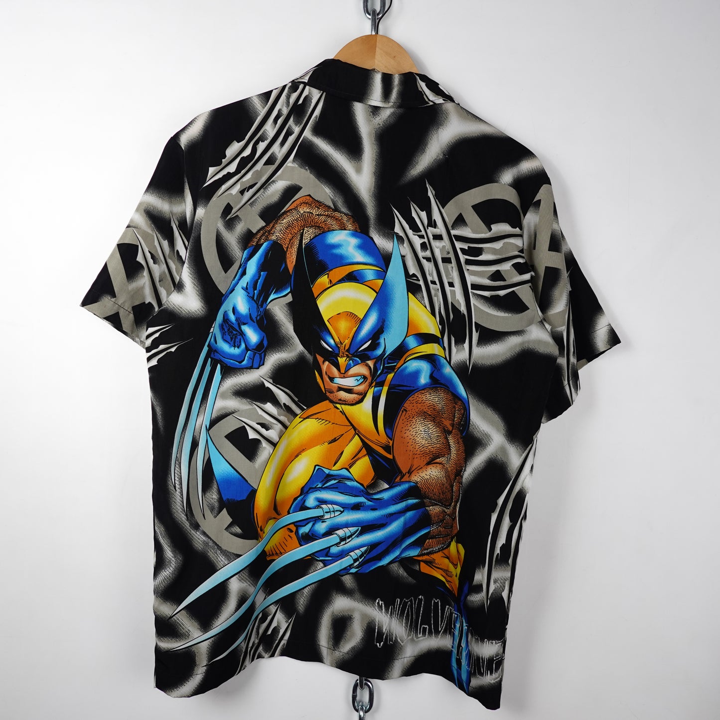 2002 X-Men Wolverine Button Up - Size M