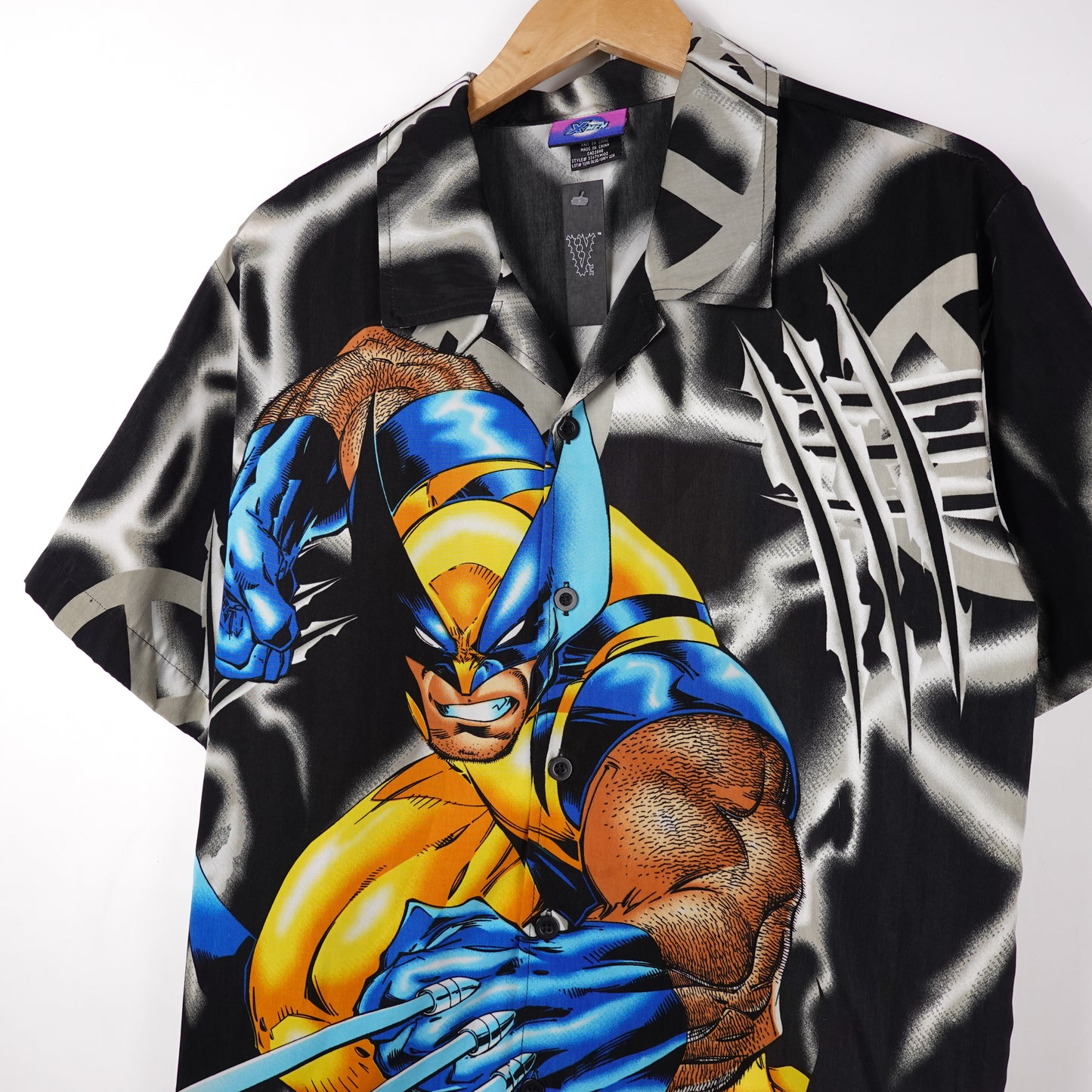 2002 X-Men Wolverine Button Up - Size M