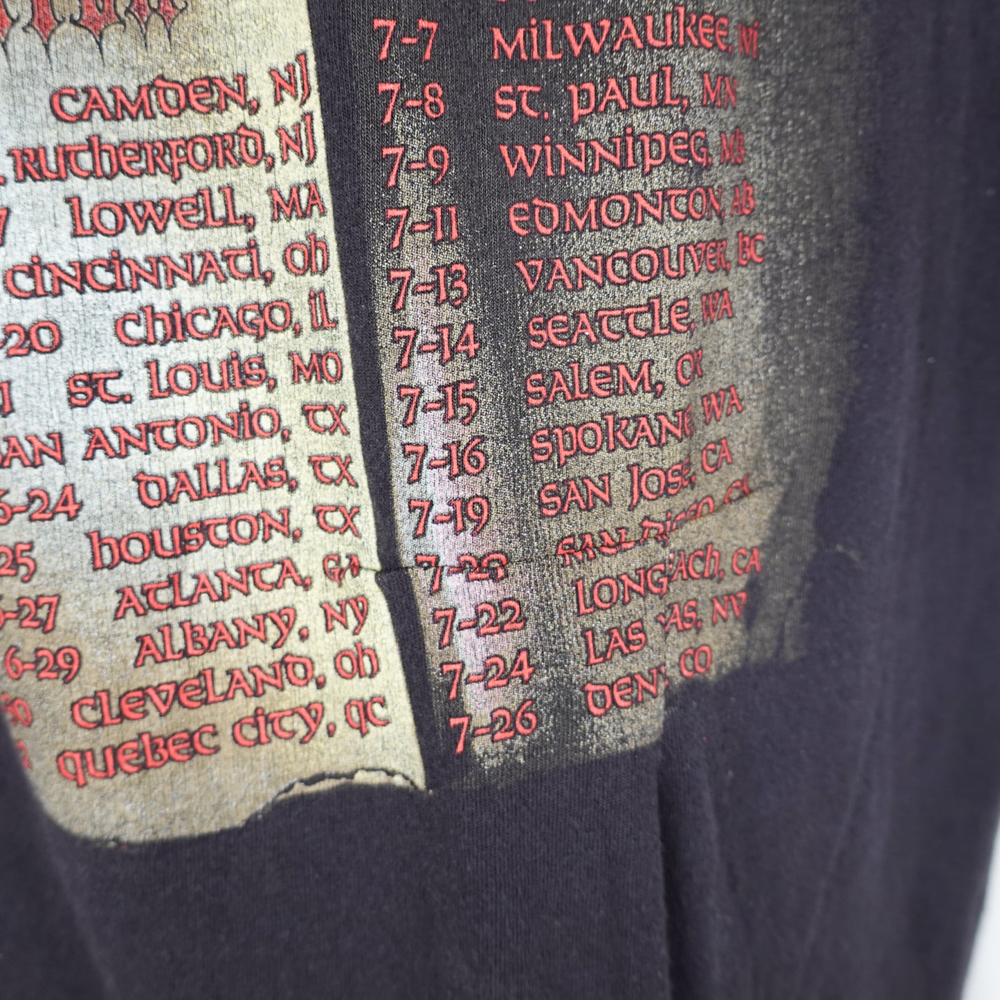 2006 Slayer Tour Tee - Size L