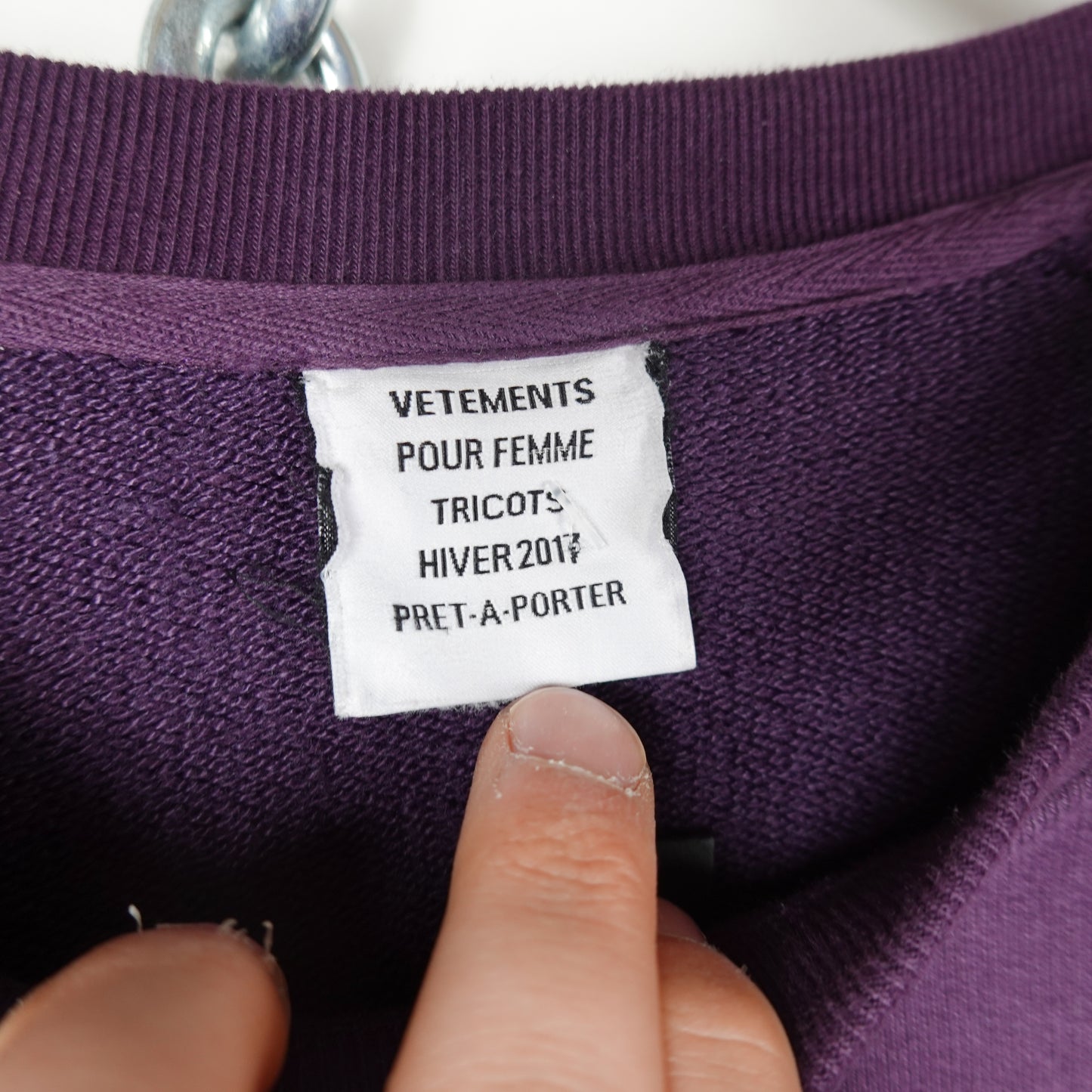 Vetements Unskinny Oversized Crewneck - Size S