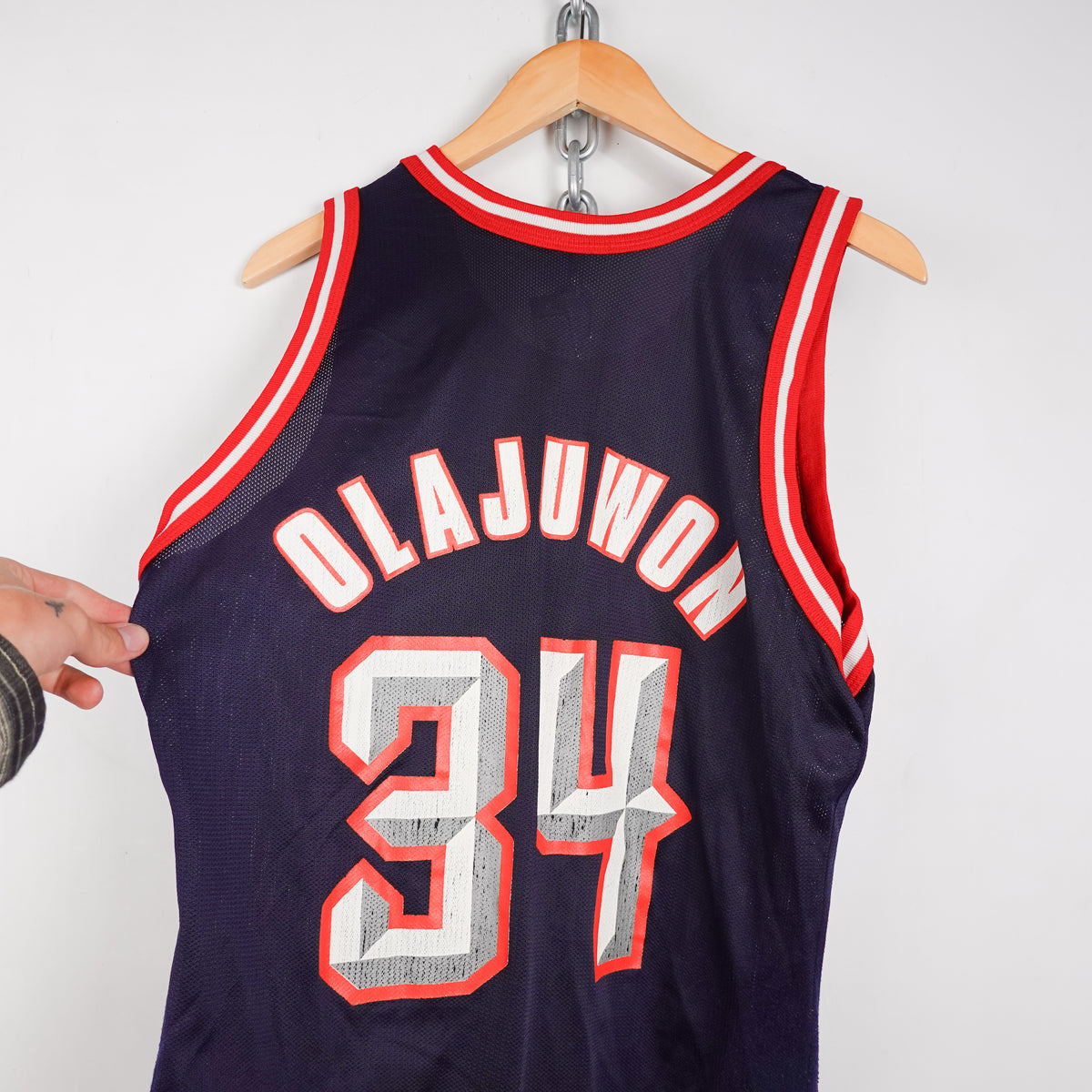 Vintage Houston Rockets Olajuwon Jersey - Size S
