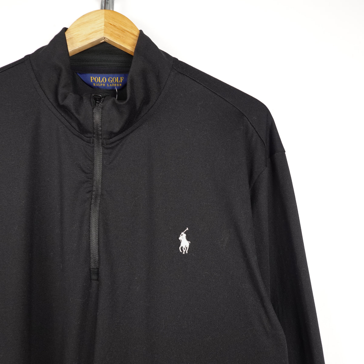 Polo RL Golf Black 1/4 Zip Sweater - Size XXL