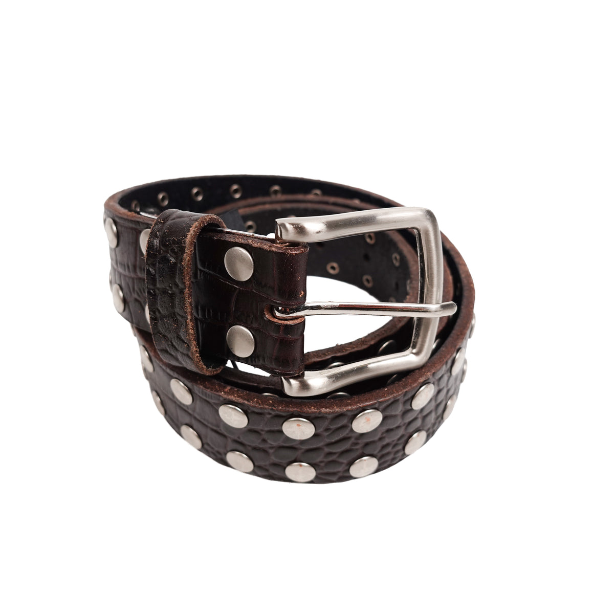 Stussy Leather Studded Belt - Size L/XL