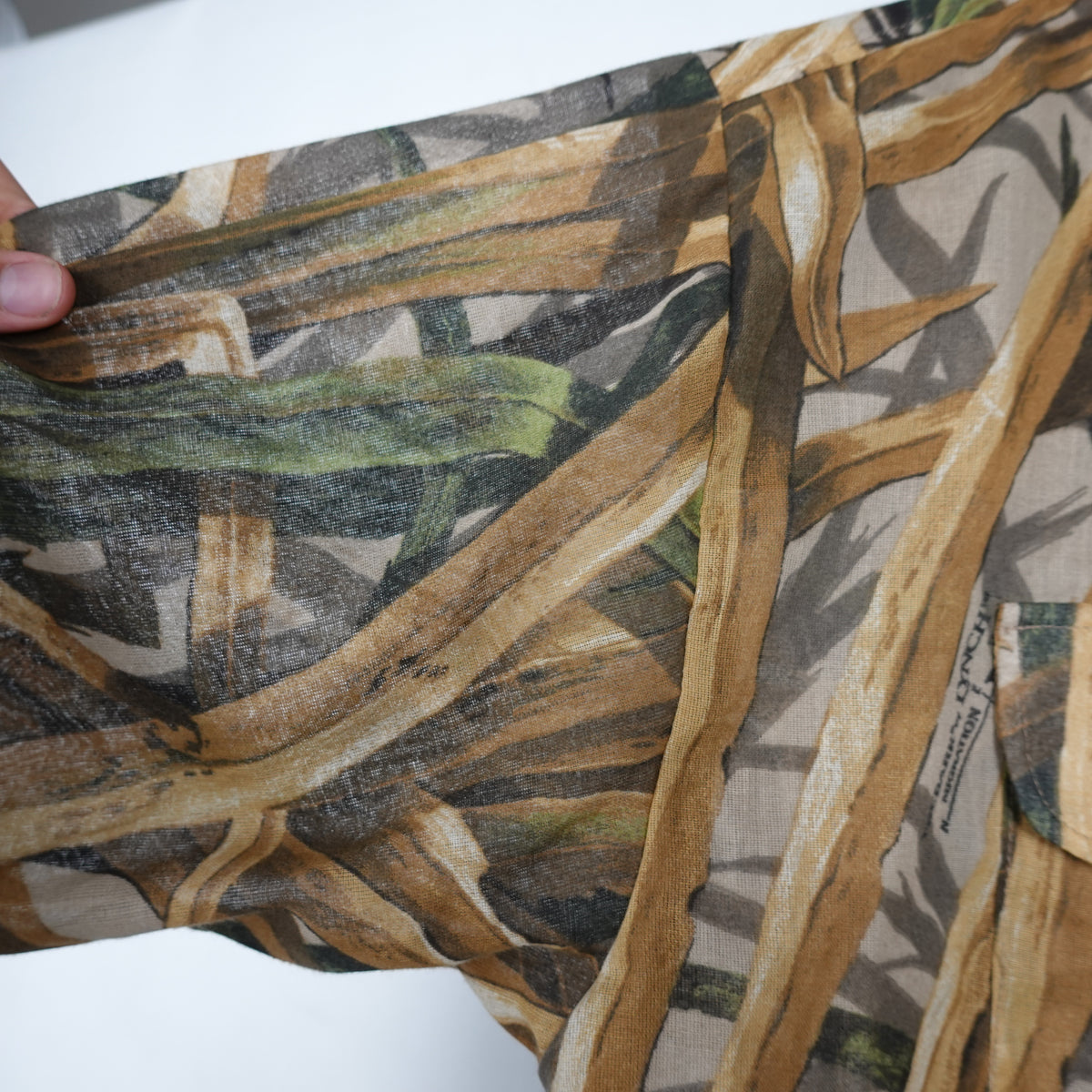 1990s Field Camo Button Up Shirt - Size XXL