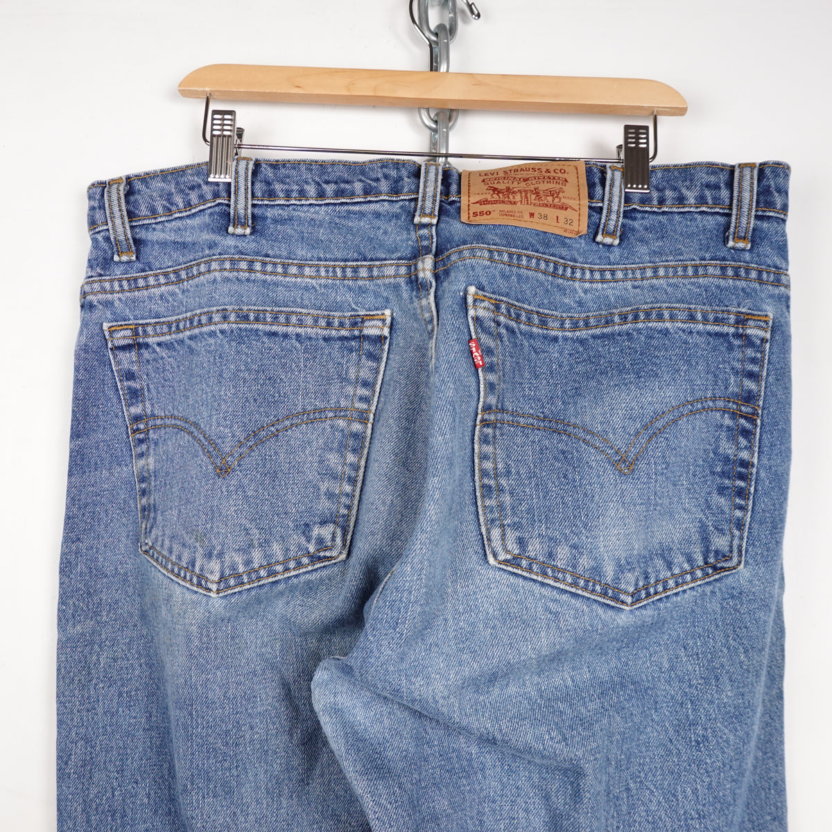 Vintage Levi's 550 Blue Denim Pants - Size 36