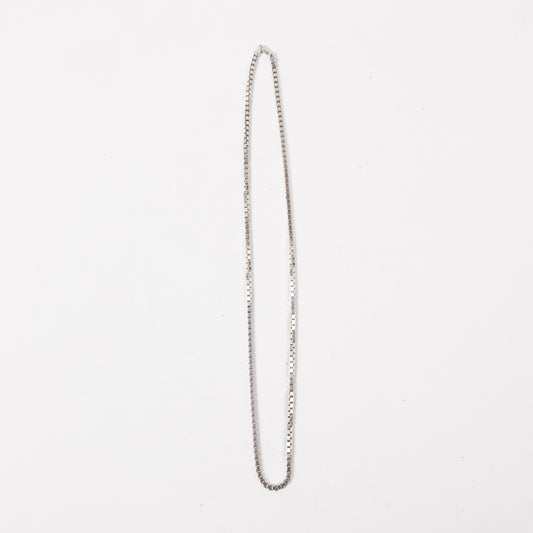 24" 925 Silver Box Link Chain - 34.5 Grams