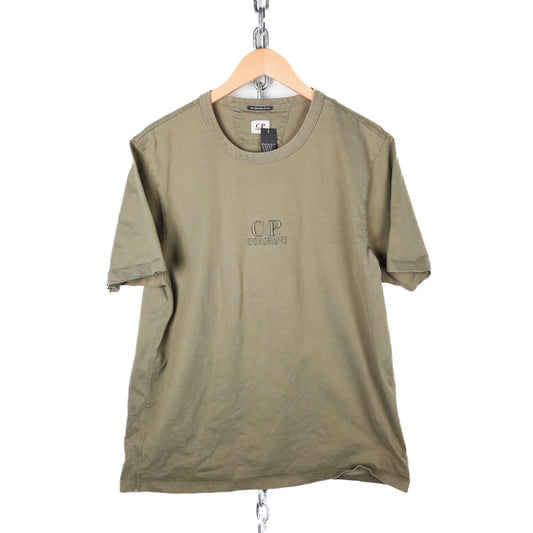 C.P. Company Green Logo Tee - Size XL