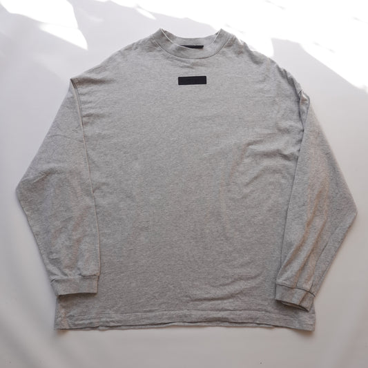 Essentials Light Grey L/S - Size S