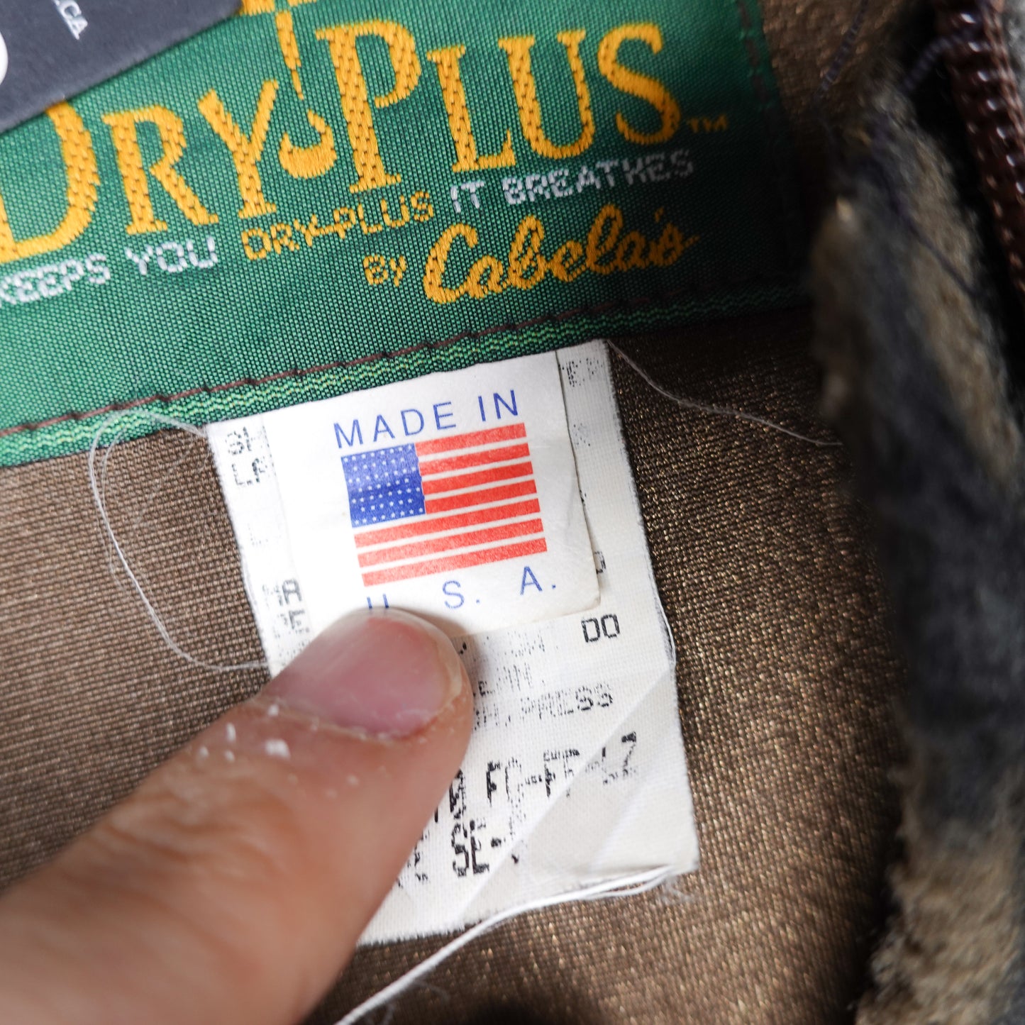 Vintage Treebark Fleece Hoodie - Size XL