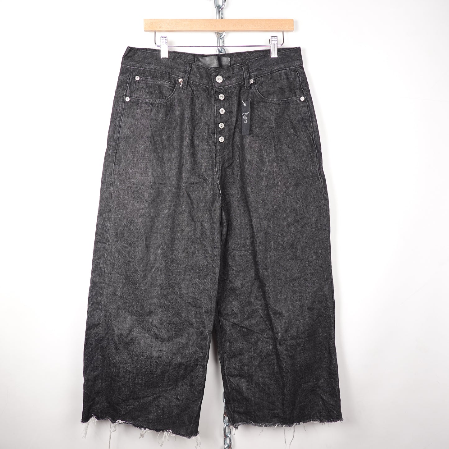 No Faith Studios Black Denim Pant - Size 32