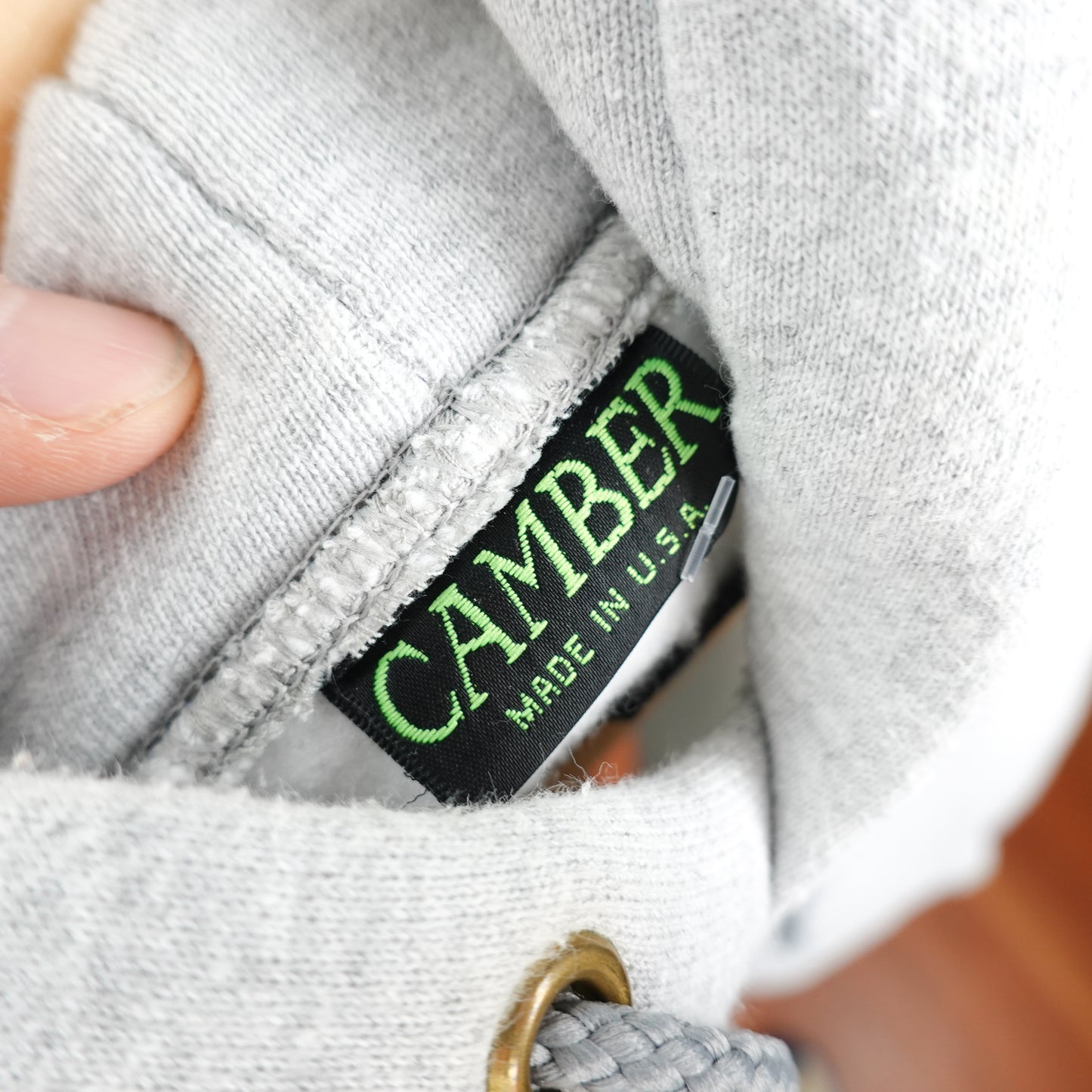 Camber Blank Grey Hoodie - Size L