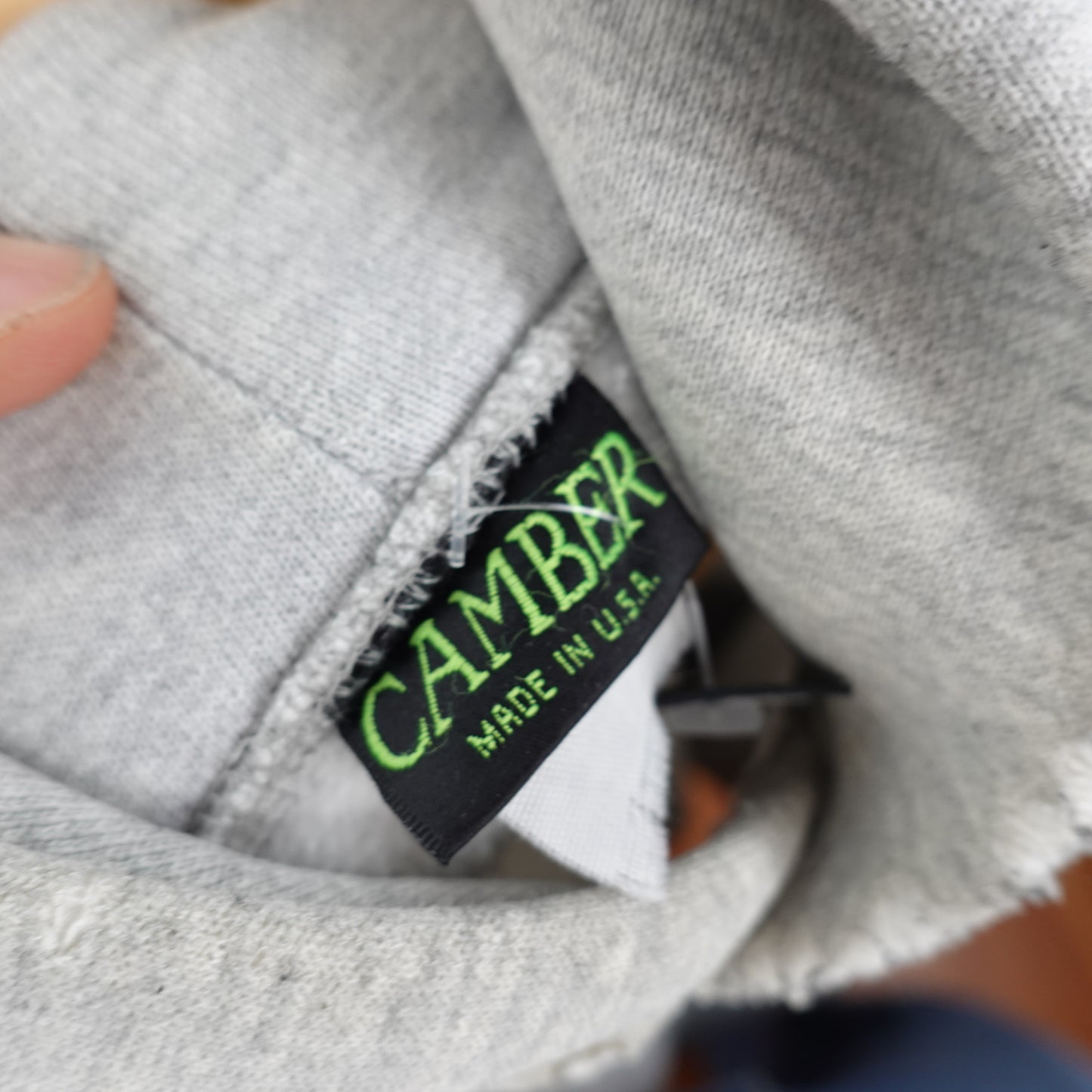 Camber Blank Grey Hoodie - Size XL