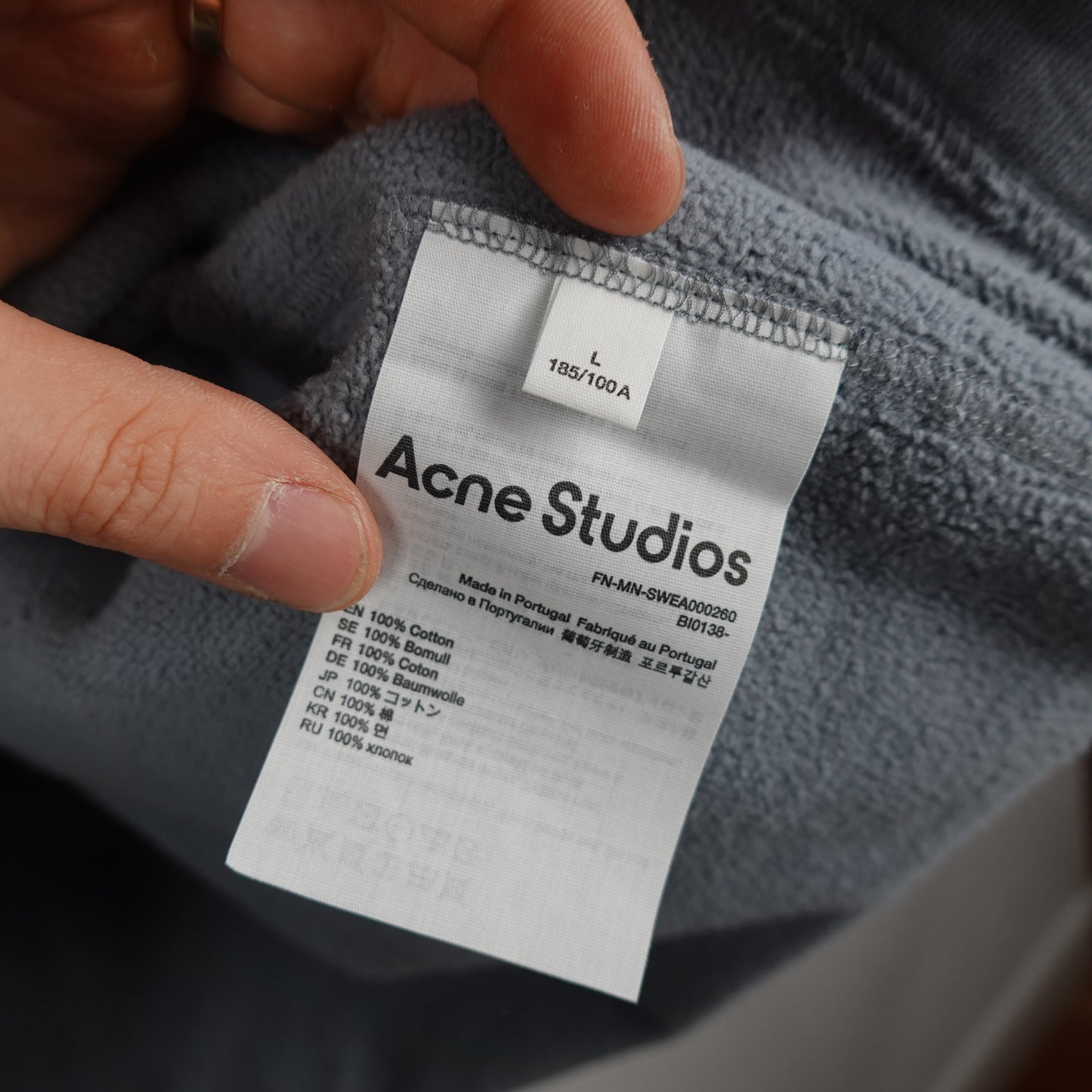 Acne Studios Stamp Logo Crewneck - Size L