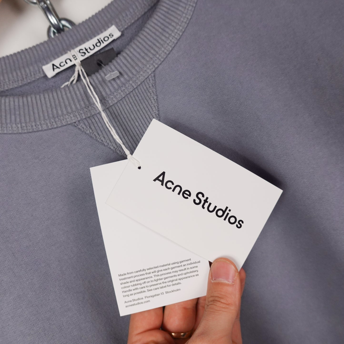 Acne Studios Stamp Logo Crewneck - Size L
