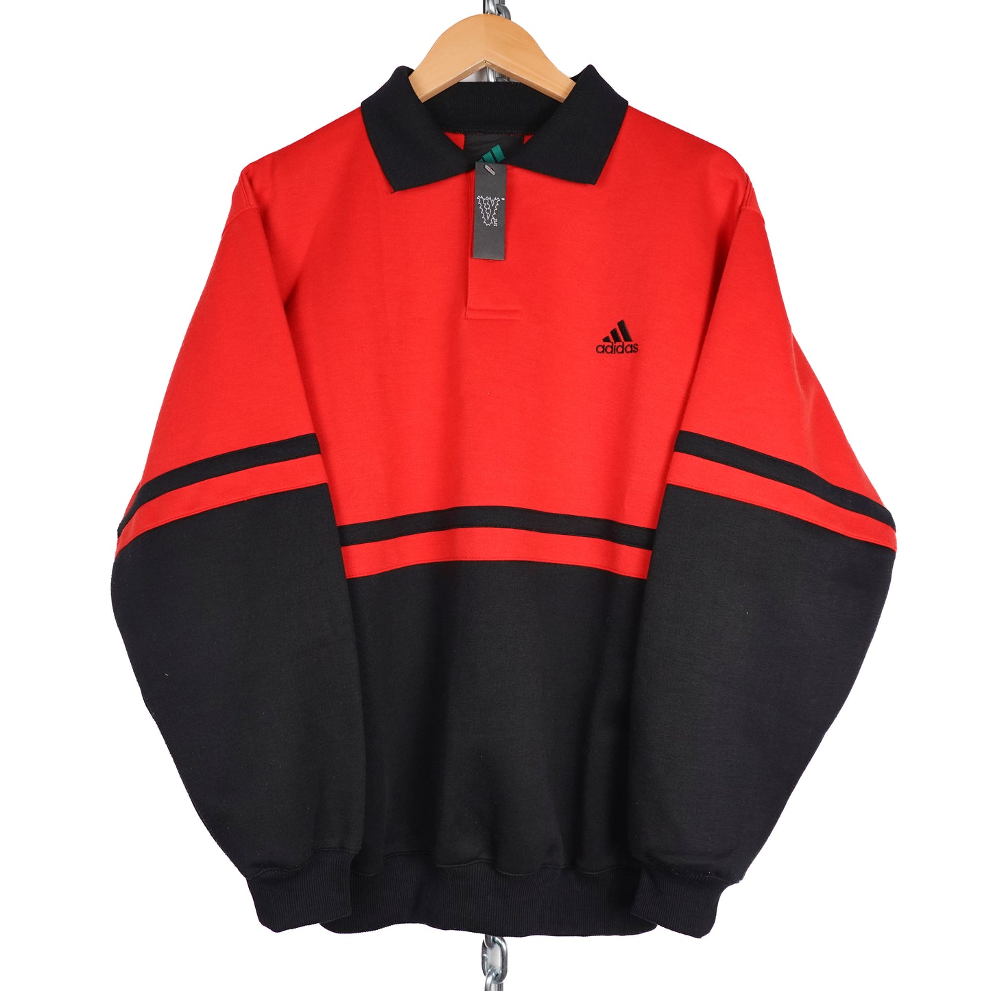 1990s Adidas Equipment Button Sweater - Size L